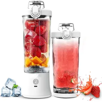 Portable Blender 600ML Electric Juicer Fruit Mixers 4000Mah USB  Rechargeable Smoothie Mini Blender For Home&Travel