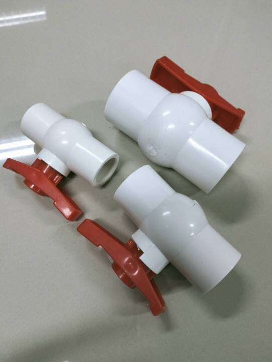 บอลวาล์ว-pvc-1-2-4หุน-3-4-6หุน-1-8หุน-บอลวาวส์pvc-pvc-ballvalves-บอลวาล์วพีวีซี-ข้อต่อ