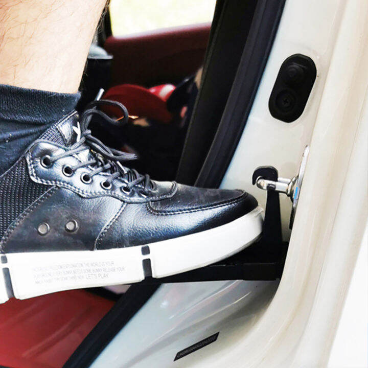 Folding Car Door Latch Hook Step Mini Foot Pedal Ladder For Car Roof