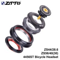 ZTTO Bicycle Internal Headset 44mm 56mm MTB Threadless Sealed Bearing 45 Degree ZS44 ZS56 Tapered Straight Fork Steerer 4456ST Shield  Netting