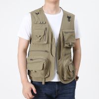 CODHaley Childe new mens vest vest loose stand-up collar vest outdoor