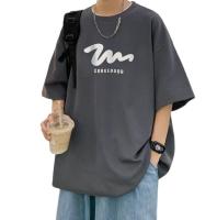 Coolman  เสื้อยืดเเขนสั้นทรงโอเวอร์ไซค์ผู้ชาย เสื้อคอกลม รุ่น M2690