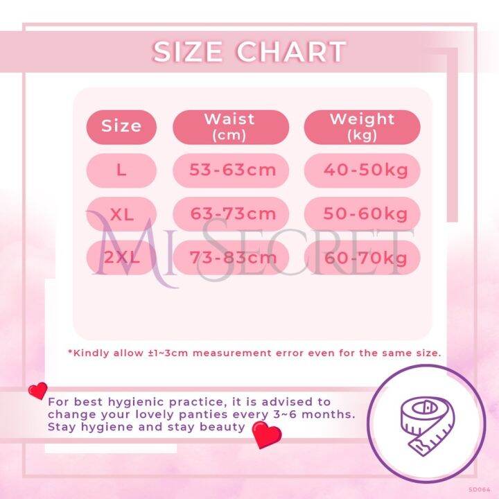 Mi Secret Period Panties Women AntiLeakage Menstrual Panties Period