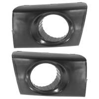 1Pair Front Bumper Fog Lamp Cover Bezel Trim Plastic Fog Light Trim Cover 86558-2E000 86557-2E000 for Hyundai Tucson 2005-2009 Fog Light Frame