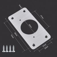 【LZ】 Stainless Steel Hinge Repair Plate For Cabinet Drawer Furniture Repair Hinges Kitchen Cupboard Door Fixing Plate Hinges Hardware