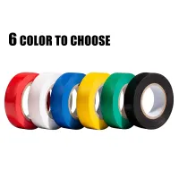 Electrician Wire Insulation Flame Retardant Plastic Tape Electrical High Voltage Self-adhesive Tape PVC Waterproof Tape 10M Adhesives  Tape