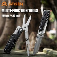 【LZ】✙☇  Multitool com bloqueio de segurança Aço inoxidável profissional Multi ferramenta Alicatadores Pocket Tool Cortadores de fio substituíveis e Spring Act