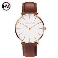 Hannah Martin Waterproof Men Watch Ultrathin Wristwatch Japan Movement Luxury Quartz Clock Scratch resistant High-end FD2028