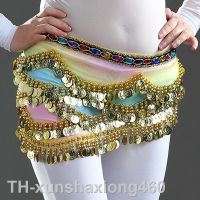 2023✈ New Belly Costumes Accessories Hip Scarf Dancing Waist Chain Belts Gold Coins