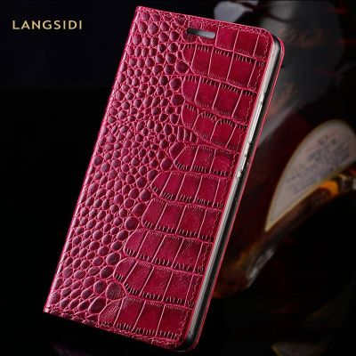 ♧ Genuine Leather flip Case For Huawei p30 P40 lite p60 P50 pro mate 40 50 Card Slot Holder Cover for Honor Magic 5 Lite 90 70 Pro