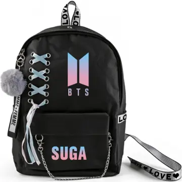 BTS Wings Backpack Kpop Shoulder Book Bag Jin Suga RM J-Hope Jimin V  JUNGKOOK