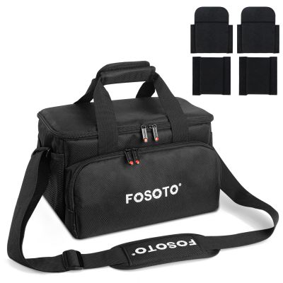 Fosoto Portable Professional Camera Bag Carrying Shoulder Bags For Canon Accessories Sony A6000 A7 Iii Nikon Instax Powershot
