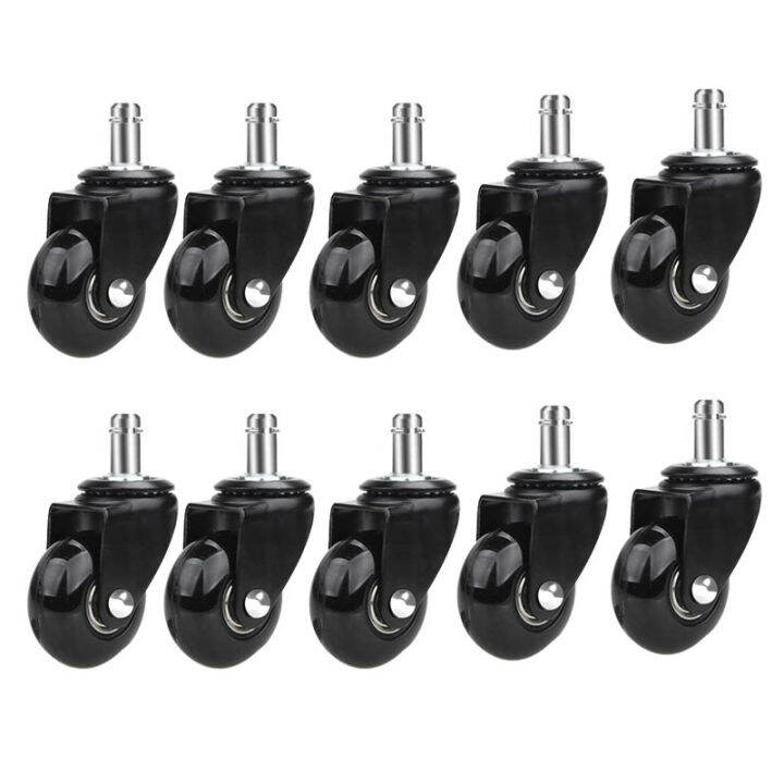 Office Chair Caster Replacement, 2Inch Desk Chair Casters Rolling
