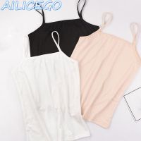 DVDSF Ailicego เสื้อสายเดี่ยวลําลอง เข้ารูป ใส่สบาย สีพื้น แฟชั่นฤดูร้อน สําหรับผู้หญิง