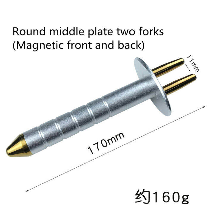 Titanium alloy fork prosthesis stick lymph meridian