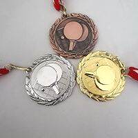 【CW】✌✗  Table Tenni Medal Pong Zinc AlloyTableTennis Competition 5.0cm