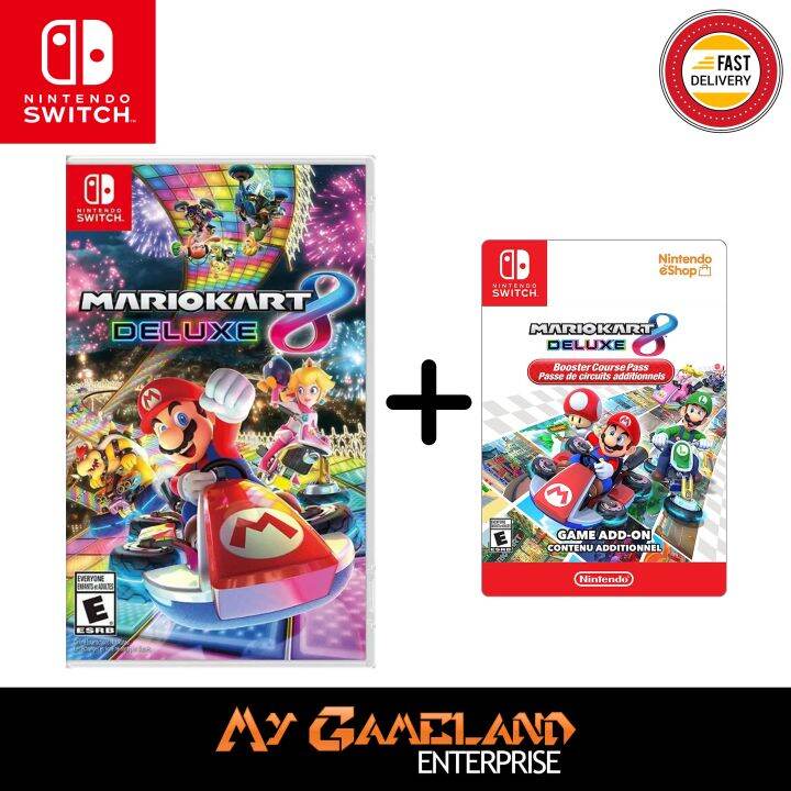 Mario Kart 8 Deluxe Bundle (Game + Booster Course Pass) Nintendo