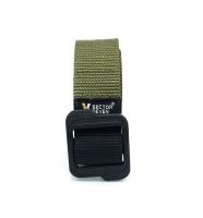 เข็มขัด สองด้าน SECTOR SEVEN Tactical Operator Belt , สีเขียว-สีดำ หัวเข็มขัดสีดำ