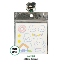 Somjai Selected สติ๊กเกอร์ ติดสมุด ติดไอแพด ติดเคสโทรศัพท์ sticker for ipad