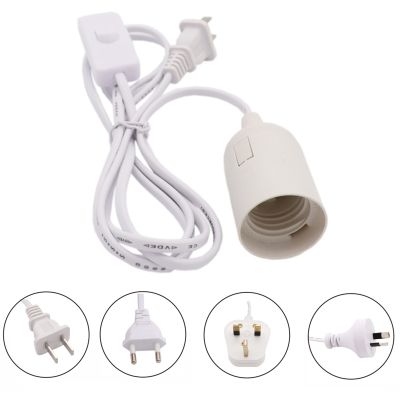 【YF】™▬┋  US AU to E14 E27 Cord Screw Base Lamp Holder Pendant With 303 Extent Cable 1.8m Bulb Socket