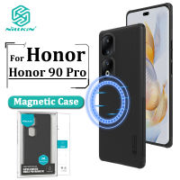 Nillkin เคส PC แข็ง + TPU แม่เหล็กสำหรับ Honor 90 Pro เคสโทรศัพท์สุดหรูโปรพีซีเคส Frosted + ฝาหลังป้องกันแข็ง TPU (ให้ฟังก์ชันตัวดูดแม่เหล็กเท่านั้น)