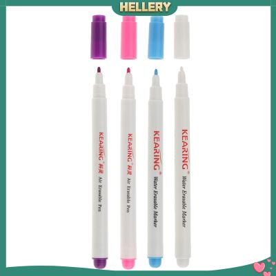 [HELLERY] 4 Pcs Air Erasable Marker Tailors Pen Water Soluble Pen Fabric Maker