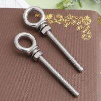 [LDMD] Durable Stainless Steel Lifting Eye Bolts with Nuts Swing Eyebolts Ring Hook Bolt Screw Fasterners (M10x100/M8x80/M6x60 316)