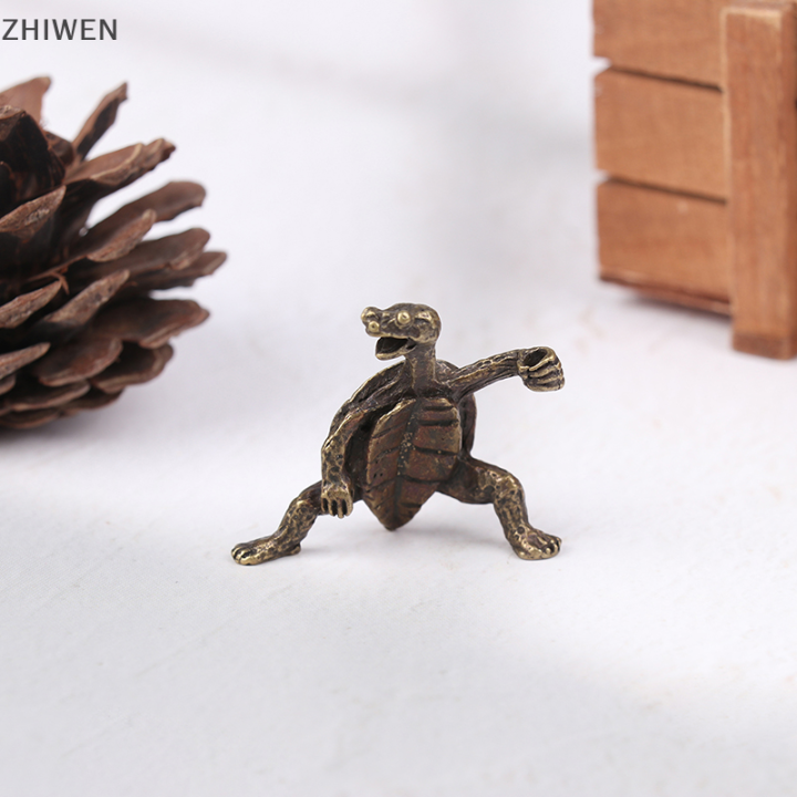zhiwen-ที่ใส่ธูปโลหะรูปทรงเต่าขนาดเล็กที่ใส่ธูปเครื่องหอม
