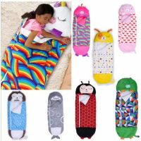 Sleeping Bag Kids Cartoon Sleepsacks Childrens Sleeping Bag Plush Doll Pillow Boys Girls Animal Sleep Sack For Baby 0-12 Months