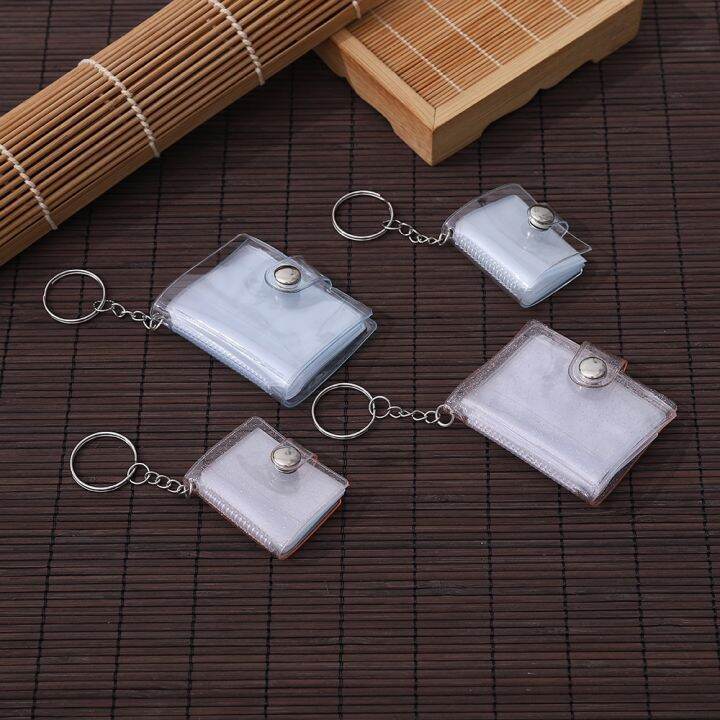 20-pages-mini-photo-album-keychain-small-instant-picture-album-pendant-id-photo-storage-interstitial-pocket-keyring-lover-memory