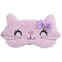 Cartoon Soft Kids Cat Travel Eye Sleep Eyepatch Cover Blindfold Sleeping Plush