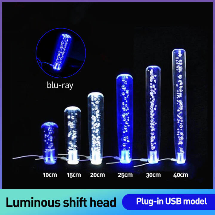 10/15/20/25/30/40CM Universal LED Crystal Car Gear Lever Shift Knob for ...