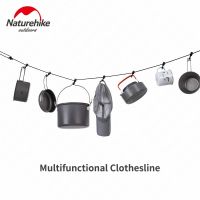 【hot】❖□♟  Naturehike Outdoor 4.3M Anti-skid Rope Hanging Multipurpose Camping Accessories line Awning