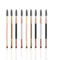 ♧✔ Manufacturers selling multicolor double dual eyelash volume eyebrow brush beauty makeup tools suit middle and large amount of discount