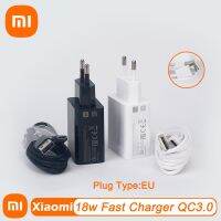 ร้อน hanoe413 - / สำหรับ XIAOMI Mi9 18W EU Original Fast Charger USB Travel Wall สำหรับ Mi9 SE Note9 8 Pro 9 S CC9e K20 30 QC3.0 2AType C MDY 10 EF