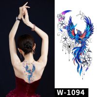 Water Transfer Fake Tattoo Stickerloral Sticker Temporary Peony Tattoo Waterproof Long Lasting Leg Arm Art Fake Tattoo Sticker