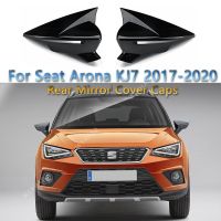 Untuk ที่นั่ง ARONA KJ7 2 Buah Tutup Pelindung Kaca Spion Mengkilap Bingkai Shell Leon TSI SRE TGI TDI 2017-2020 Kits Bodyetelan