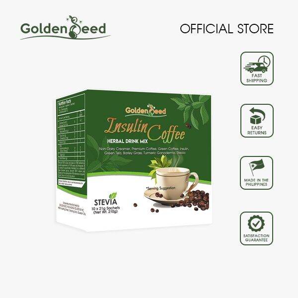 Golden Seed Coffee Insulin Coffee Herbal Drink Instant Mix Lazada PH
