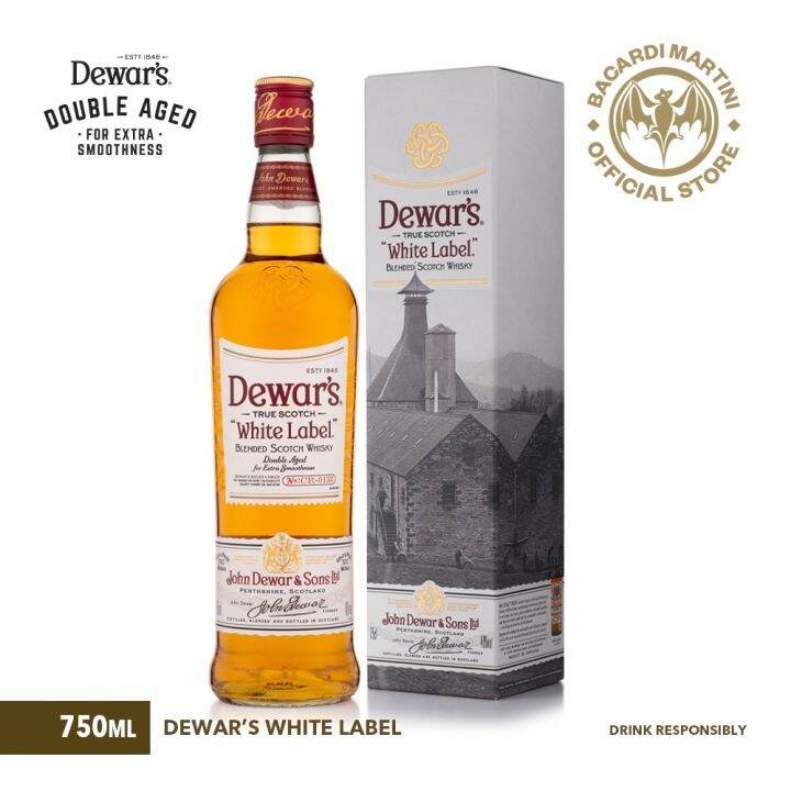 Dewar's White Label Blended Scotch Whisky 750ml Lazada PH