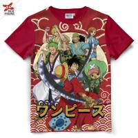 Dextreme (DOP-1336) T-shirt ลาย One Piece Wanokuni ผ้า SUB