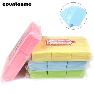 【YF】 1pack Lint -Free Wipes Napkins Cotton Remover Cleaning off Removal towel Colorful  Manicure Wrap