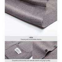 V-collar Natural skin-friendly and Stylish Comfortable and Breathable Woolen Sweater for men