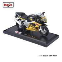 Maisto 1:18 SUZUKI GSX-R600ถังน้ำมันอัลลอยด์ของแท้ของเล่นโมเดลคงที่ของขวัญสำหรับสะสม