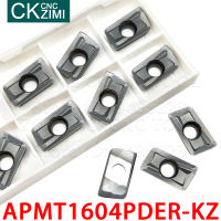 APMT1604PDER-KZ APMT 1604 PDER KZ คาร์ไบด์แทรกมิลลิ่งแทรกเครื่องมือ Indexable เครื่องมือกัดเครื่อง CNC เครื่องมือกลึงโลหะ