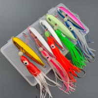 Inchiku Jigging Lures Sliding kabura 5pcs box 150g 120g 100g 80g 60g 40g Slider SnapperSea bream Jig head with BKK assist hook