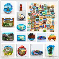 【YF】❅▤  offer European and  Fridge Magnets Tourism Souvenir Refrigerator Magnetic Sticker Collection Handicraft