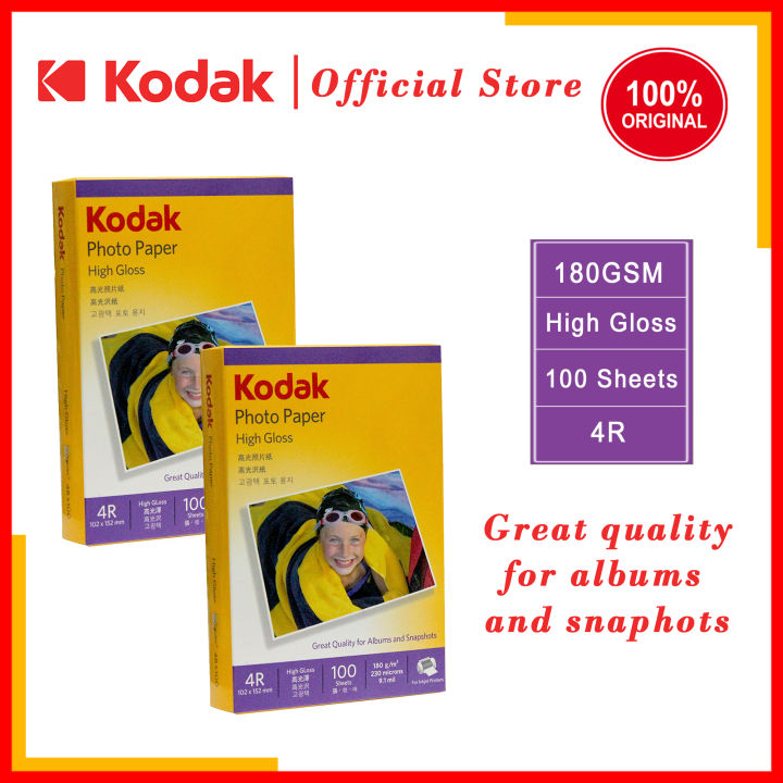 Kodak Photo Paper 4R 180gsm 20s