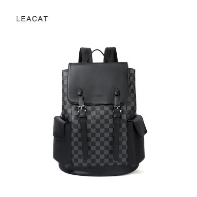 Leacat กระเป๋าเป้สะพายหลัง กระเป๋านักเรียน กระเป๋าแล็ปท็อป ขนาดใหญ่ ลําลอง กันน้ํา แฟชั่นสําหรับสตรี