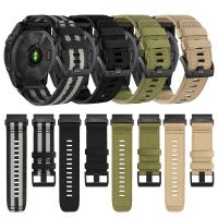 22 26mm Nylon Band For Garmin Fenix 7 7X 6X 6X Pro/Tactix 7 Pro/Delta/Bravo Strap /Enduro Epix Gen 2 MK1 MK2i Wristband Bracelet