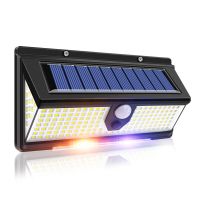 Solar Led Light Outdoor Garden Decoration 190Led Lights With 4 Working Mode IP65 Waterproof Solar Motion Sensor Solar Wall Lamp